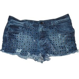 Forever 21 studded shorts